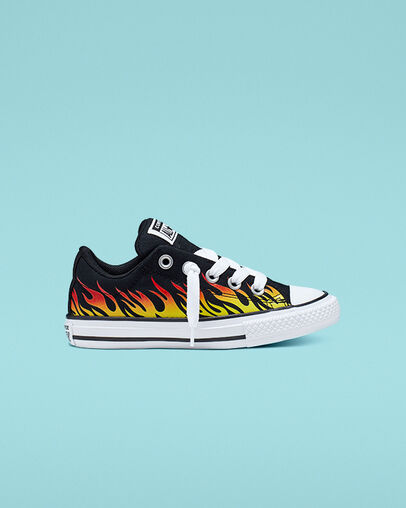Into The Flames Chuck Taylor All Star Street Slip Black/Fresh Yellow