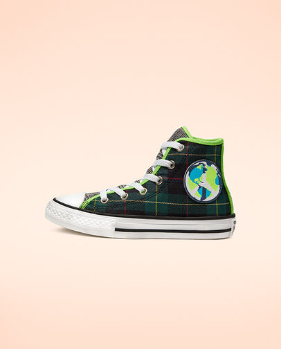 Paneled Plaid Chuck Taylor All Star Red/White/Black