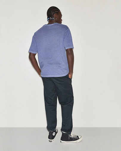 CONS Embroidered T-Shirt Indigo Storm, Detail View