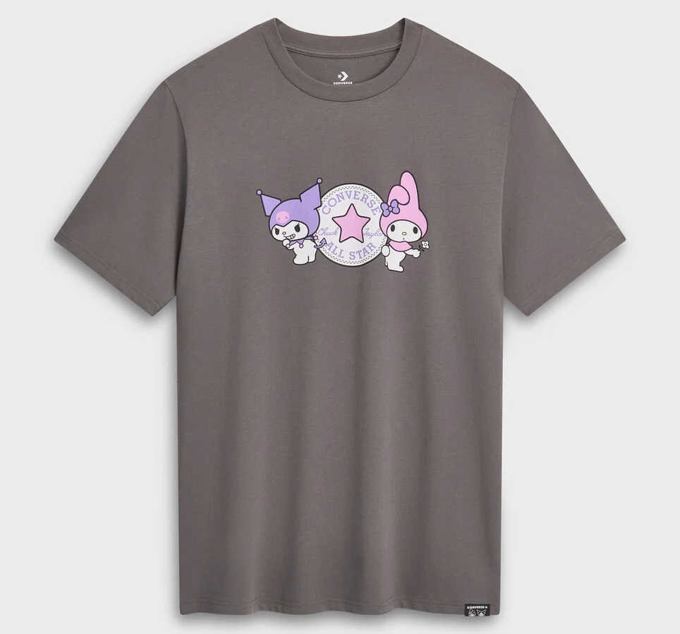 Converse x Hello Kitty&reg; and Friends Chuck Patch T-Shirt Plum Kitten