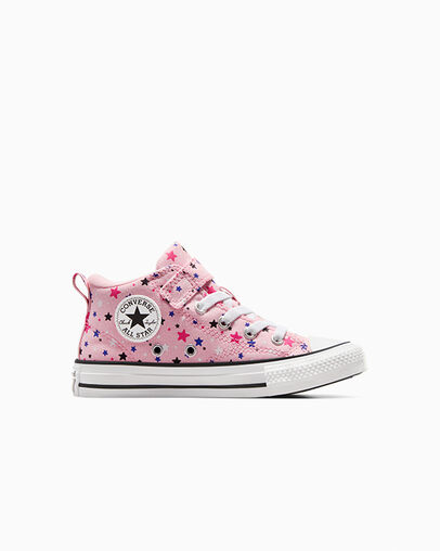 Velcro Converse Pink All Star Ox Glitter Trainers Toddler Converse