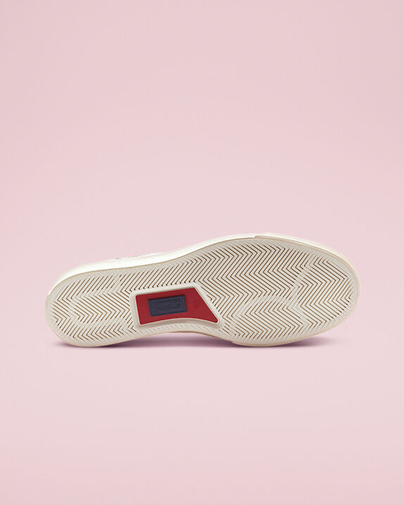 pink converse leather