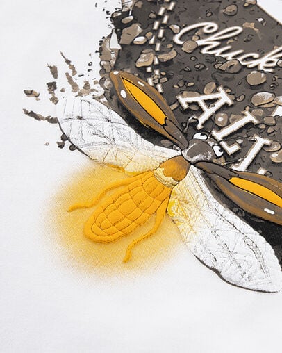 Chuck Taylor Bug Patch T-Shirt White, Detail View