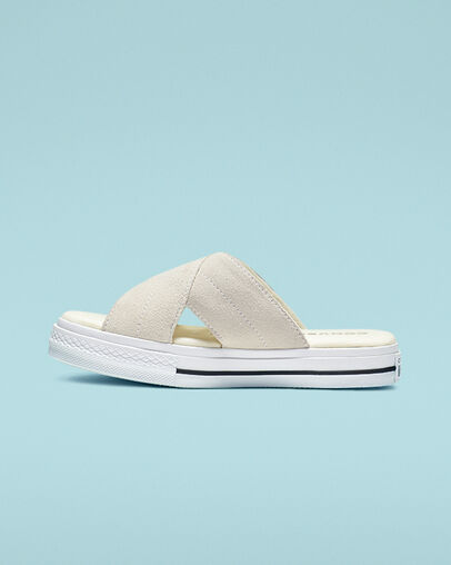 One Star Sandalism Egret/Egret/White