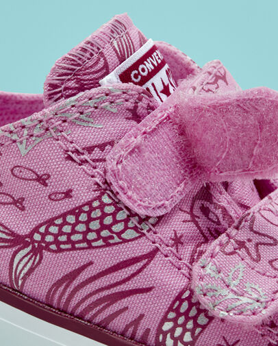 Underwater Party Easy-On Chuck Taylor All Star Peony Pink/Rose Maroon/White