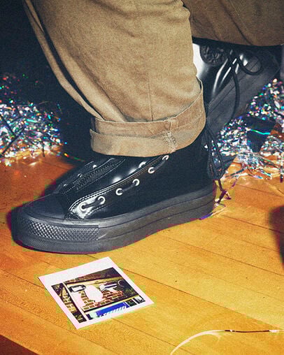 Chuck Taylor All Star Lift Platform Leather Black/Total Eclipse/Black