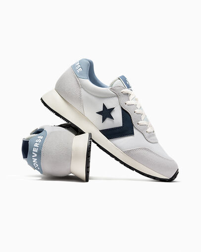 Converse Omega Trainer Barely Grey/Vintage White/Black, Detail Angle View