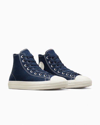 Chuck Taylor All Star Pro Obsidian/Egret/Obsidian, Top and Side View