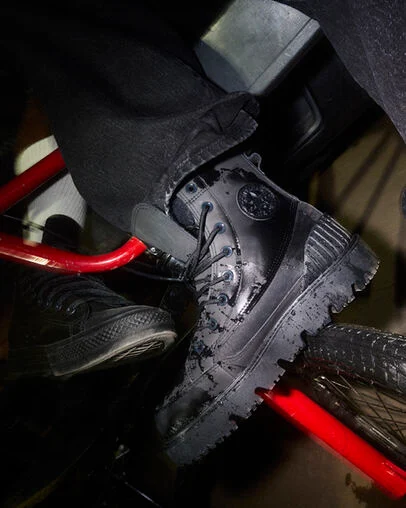 Chuck 70 Rugged Waterproof Boot Black/Black/Black, On Foot Shot 2