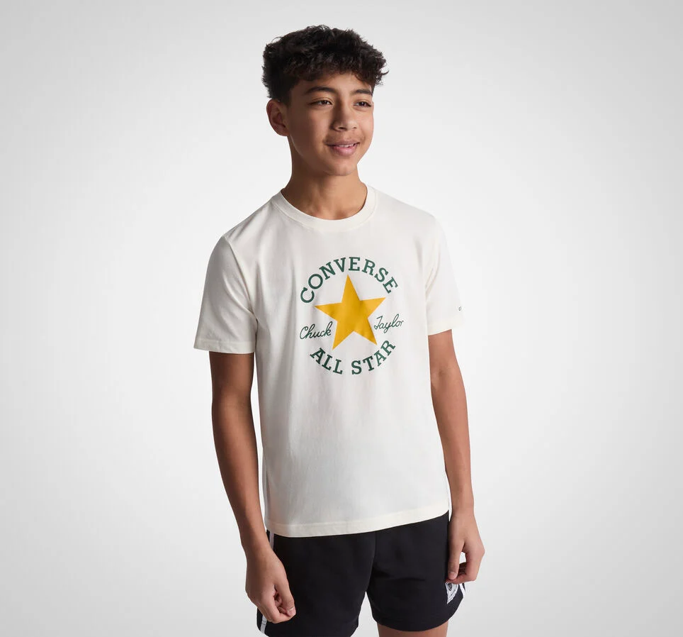 Chuck Patch T-Shirt Egret/Sunny Angle