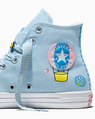 Converse x Hello Kitty And Friends Chuck Taylor All Star Cinnamoroll Baby Blue/White/Pink, Detail Angle View