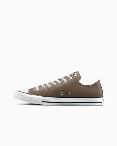 Chuck Taylor All Star Leather Classic Taupe/White/Black, Inner Side View