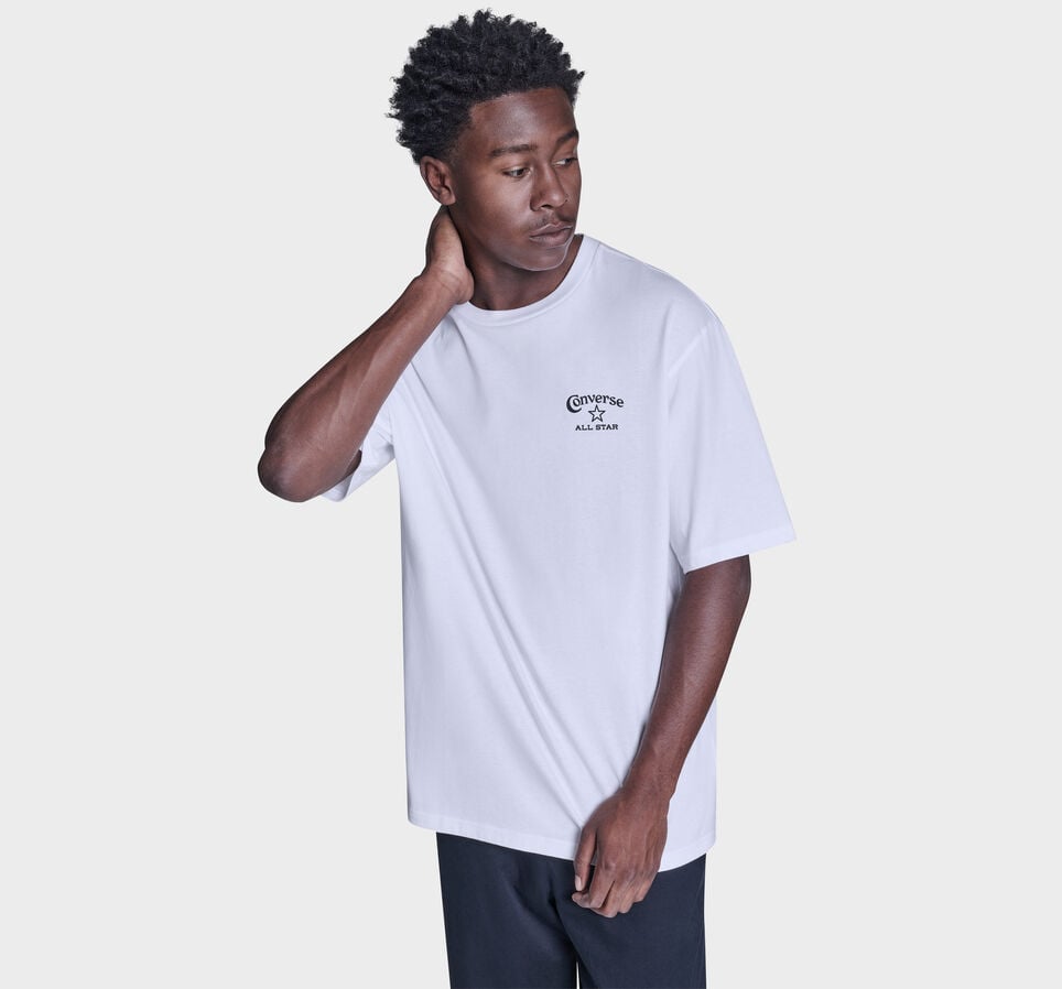 Heritage Wordmark Relaxed T-Shirt White 10A