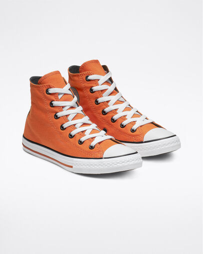 Chuck Taylor All Star Seasonal Color High Top Campfire Orange/Black/White