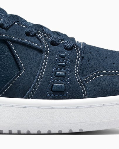 CONS AS-1 Pro Suede Navy/Navy/White, Detail Angle View