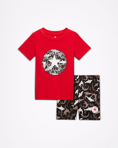 Chuck Taylor Patch T-Shirt & Shorts Black