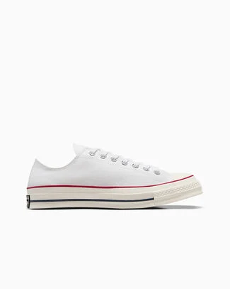 Chuck 70 Canvas White/Garnet/Egret, Outer Side View
