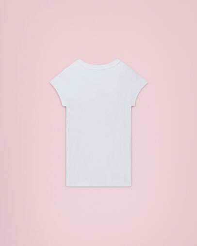 Chuck Taylor Patch T-Shirt White/Blue, Back View