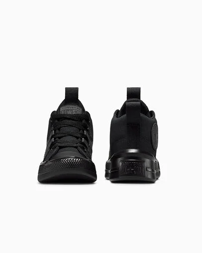 Chuck Taylor All Star Ultra Foundational Canvas Black/Black/Almost Black, Heel View