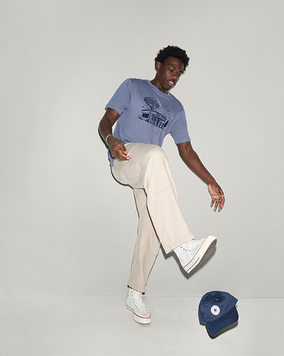 Double Knee Relaxed Sweatpants Papyrus