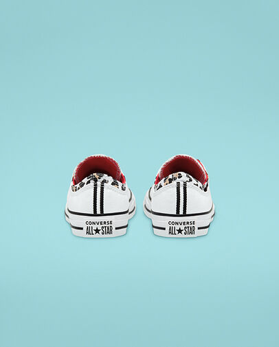 Double Upper Chuck Taylor All Star White/Multi/Enamel Red