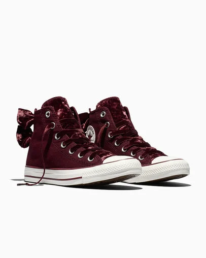 Chuck Taylor All Star Deep Bordeaux/Vintage White, Top and Side View