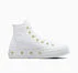 Chuck Taylor All Star Lift Platform Star Studded White/White/Gold