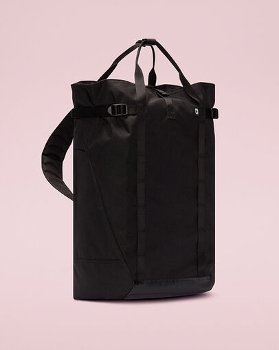 Bucket Backpack Converse Black, 3/4 View