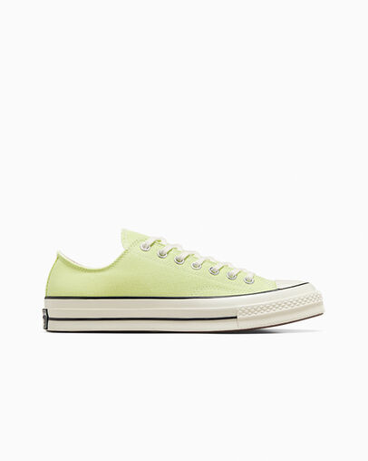 Chuck 70 Canvas Citron This Green/Egret/Black, Outer Side View