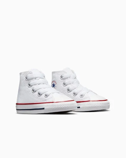 Chuck Taylor All Star Canvas Optical White, Top and Side View