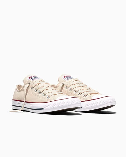 Chuck Taylor All Star Canvas Natural Ivory, Top and Side View