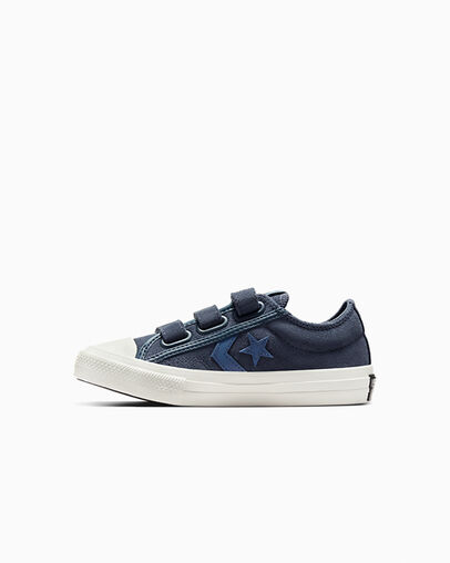 Star Player 76 Suede & Leather Easy-On Midnight Pass/Lakeside Blue, Inner Side View