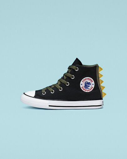 Chuck Taylor All Star Dino Spikes High Top Black/Field Surplus/White