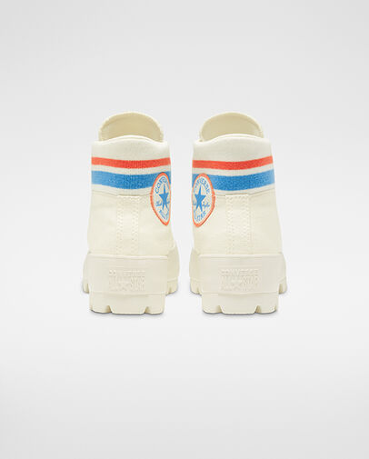 Lugged Varsity Chuck Taylor All Star Egret/Vermilion Red/Coast