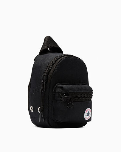 Mini Go 2 Pouch Converse Black, 3/4 View
