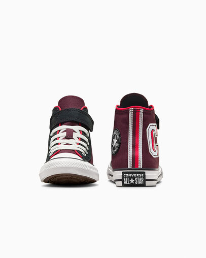 Chuck Taylor All Star Retro Easy-On Bloodstone Violet /Red/Black, Heel View