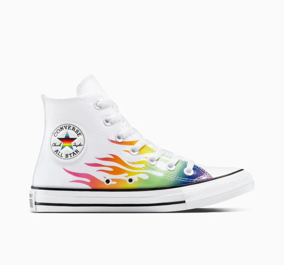 Chuck Taylor All Star Pride White/Chaos Fuchsia