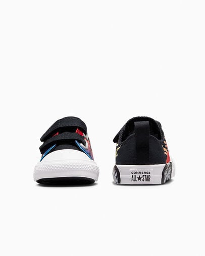 Chuck Taylor All Star Easy-On Cars Black/Black/White, Heel View