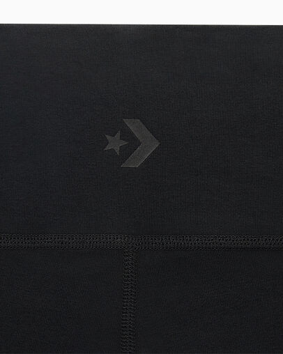 Flare Leggings Converse Black, Full Body View