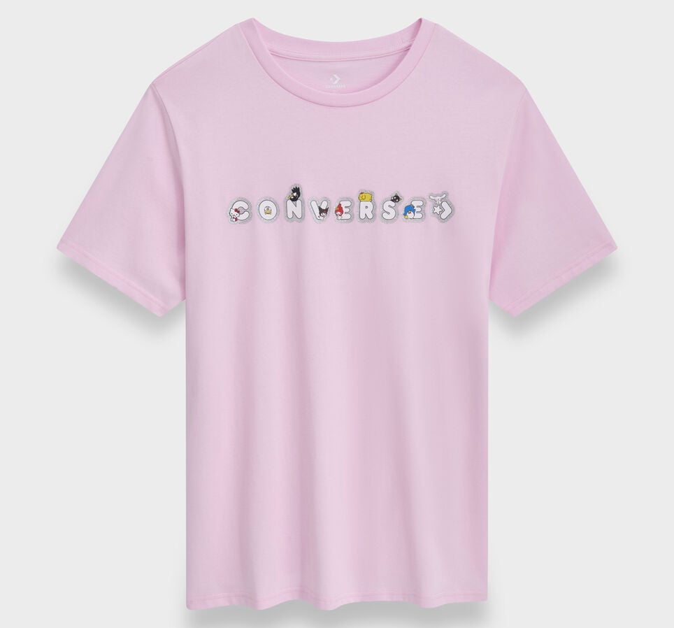 Converse x Hello Kitty And Friends Stickers T-Shirt New Found Bloom