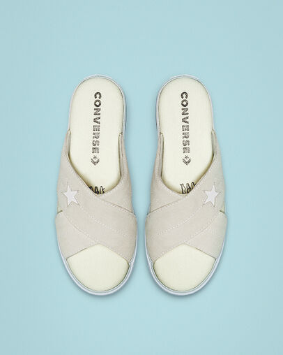 One Star Sandalism Egret/Egret/White