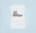 Flip Sequin Chuck T-Shirt White