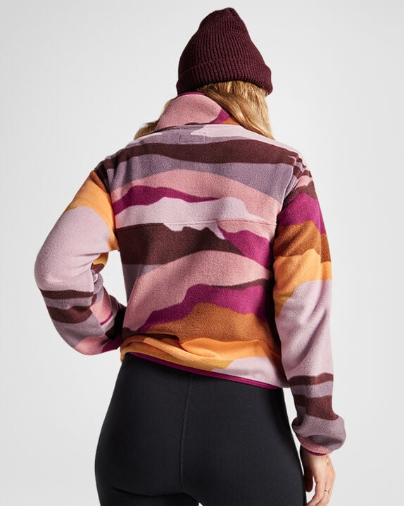 Counter Climate Polar Fleece Abstract Half-Zip Popover