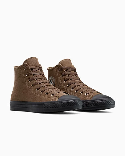 CONS Chuck Taylor All Star Pro Suede Grounded/Black/Grounded, Top and Side View