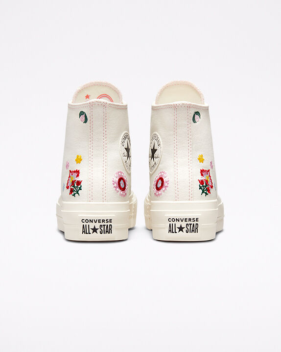 Lift Platform Floral Embroidery 