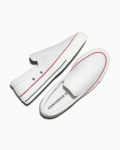 Chuck Taylor All Star Malden Slip-On White/Red/Blue, Angled View