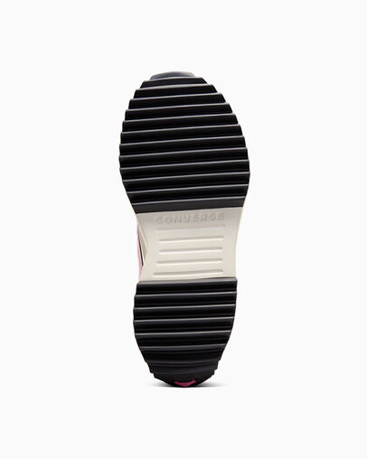 Run Star Hike Platform Quilted Pink Sage/Egret/Black, Outsole View