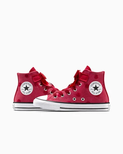 Chuck Taylor All Star Polka Dots & Bow Easy On Days Ahead/White/Days Ahead, Detail Angle View