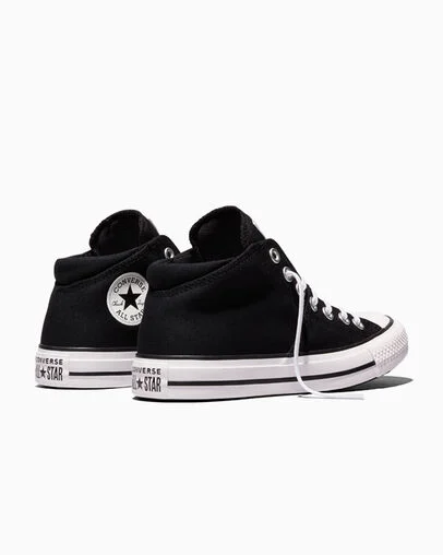 Chuck Taylor All Star Madison Canvas Black/Black/White, Heel View