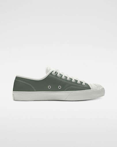Custom Jack Purcell Leather Low Top green